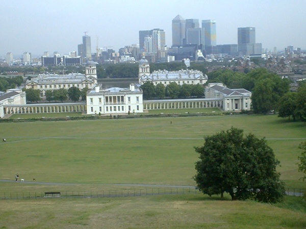 Pohled z Greenwiche
